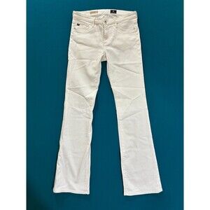 AG Adriano Goldschmied White Bootcut Jeans Size 28 R Denim Flared Pants